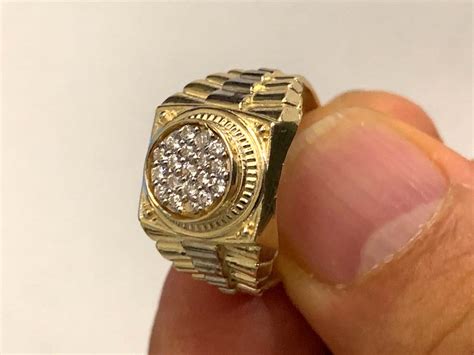 rolex style pinky ring
